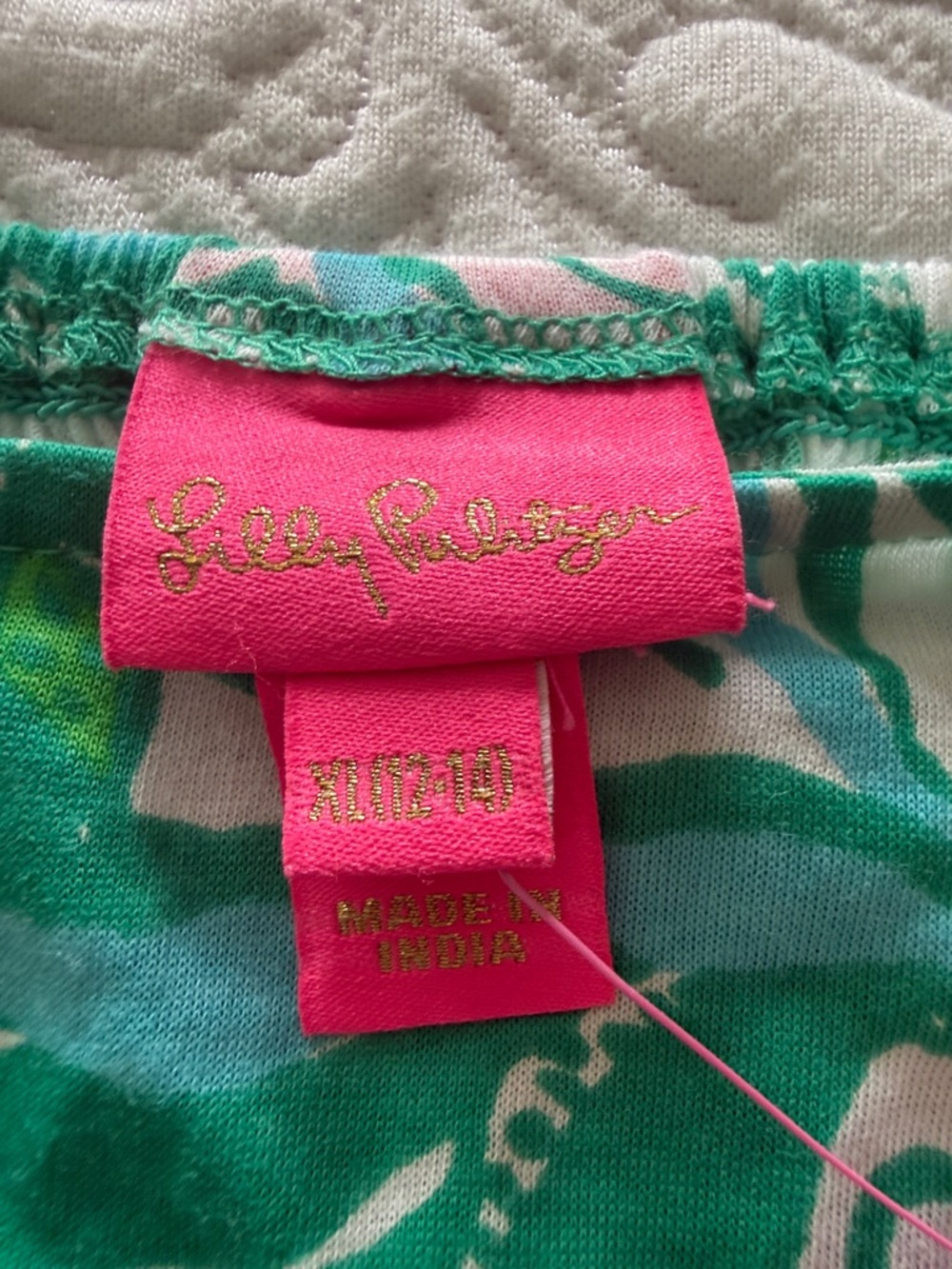 Lilly Pulitzer Botanical Green Safari Sangria Mini Delaney Dress - Picture 2 of 2